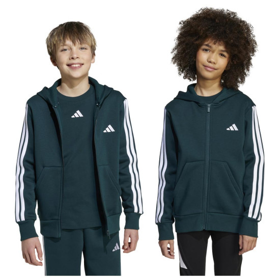 Adidas Παιδική ζακέτα Essentials 3-Stripes Fleece Full-Zip Hoodie Adidas Παιδική ζακέτα Essentials 3-Stripes Fleece Full-Zip Hoodie
